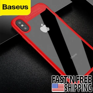 Funda BASEUS SUTHIN iPhone X Transparente ENFOQUE AUTOMÁTICO TONO VERDADERO FLASH Cubierta Premium - Imagen 1 de 11