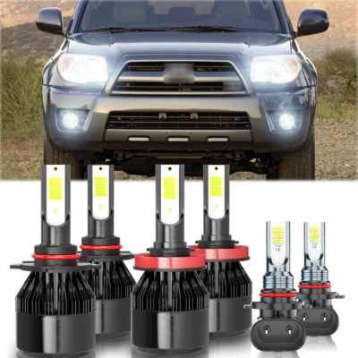 Para Toyota 4Runner 2006 2007 2008 2009 faros alto/bajo + luces antiniebla Foto 1 de 4