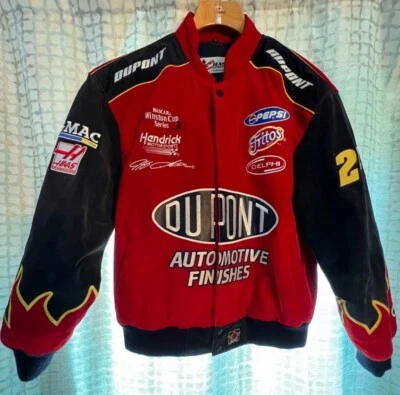 Jeff Gordon #24 Dupont NASCAR Hombre L Chaqueta Foto 1 de 4