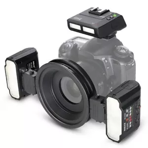 Meike MK-MT24 II Macro Twin Lite Flash with Trigger for Nikon Digital SLR Camera - Picture 1 of 7