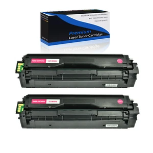 2 Magenta CLT-M504S 504S Toner for Samsung CLT-504S SL-C1860FW CLX-4195F CLP-415 - Picture 1 of 24