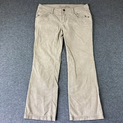 Pantalones de pana Y2K Esprit tiro bajo ancho LEG para mujer 14 beige Foto 1 de 4