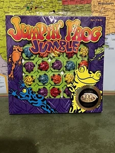 Vintage 1997 Jumpin Frog Jumble Frog Puzzle Challenge Fun Brain Game New - Picture 1 of 3