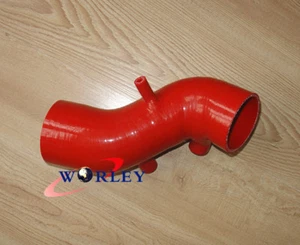 Red Silicone Induction Intake Hose for TOYOTA SUPRA MK3 MA70 7MGE/7MGTE 86-92 - Picture 1 of 6
