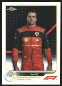 2022 Topps Chrome Formula 1 Refractors #29 Carlos Sainz