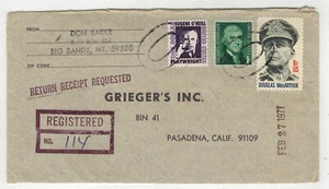 1971 REGISTERED USE #1294 $1 EUGENE O"NEILL BIG SANDY MONTANA - Picture 1 of 2