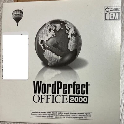 Corel Word Perfect Office 2000 CD originale - Immagine 1 di 2