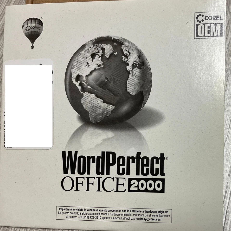 Corel Word Perfect Office 2000 CD originale - Immagine 1 di 2