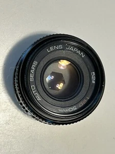 Sears Auto Lens Japan 1:2.0 50mm Lens With Hoya 52mm UV(0) Filter - Pentax - Picture 1 of 8