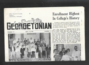 El periódico de la Universidad de Georgetown "Georgetown" 23 de septiembre 1958 completo - Imagen 1 de 1