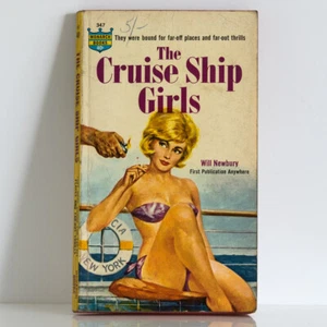 THE CRUISE SHIP GIRLS Will Newbury 1963 US Monarch #347 gga PBO vintage sleaze - Picture 1 of 3