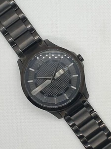Armani Exchange AX2104 46 mm Black Stainless Steel Watch and Bracelet RRP - £189 - Picture 1 of 10