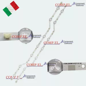 KIT 2 BARRE LED TV SAMSUNG 32" V7DN-320SM1-R1 7 LED L. 620mm Connettore 3 pin - Foto 1 di 1