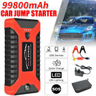 99800mah Portable Car Jump Starter Power Bank Pack Battery Charger Booster 12v~
