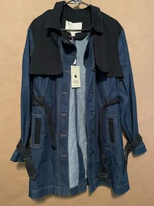 Gloria Vanderbilt Denim Trench, Women's Size 16 - Picture 1 of 18