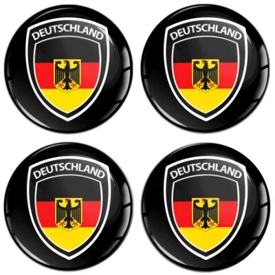 SKINOEU Adesivi Ruota Cupola 3D Personalizzati - Decalcomanie Gel Tappo Centrale - Made in EU | A 88