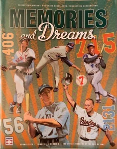 MEMORIES AND DREAMS VOLUME 42 NUMBER 3 BASEBALL HALL OF FAME DIMAGGIO RIPKEN - Picture 1 of 1