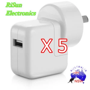 5 x USB AC Wall Power Charger for iPhone, iPad, Samsung , Oppo, Huawei - Picture 1 of 1