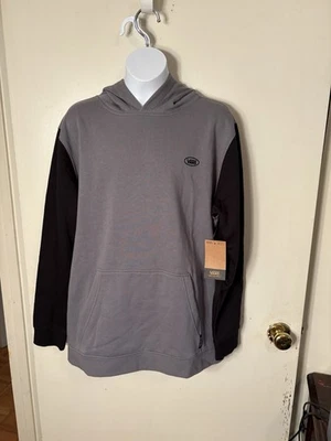 Sudadera con Capucha Gris con Brazos Negros Talla XL Jóvenes Niños Vans Foto 1 de 4