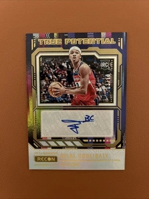 Bilal Coulibaly 2023-24 Recon Auto Rookie True Potential Gold /10 Wizards - Image 1 of 2