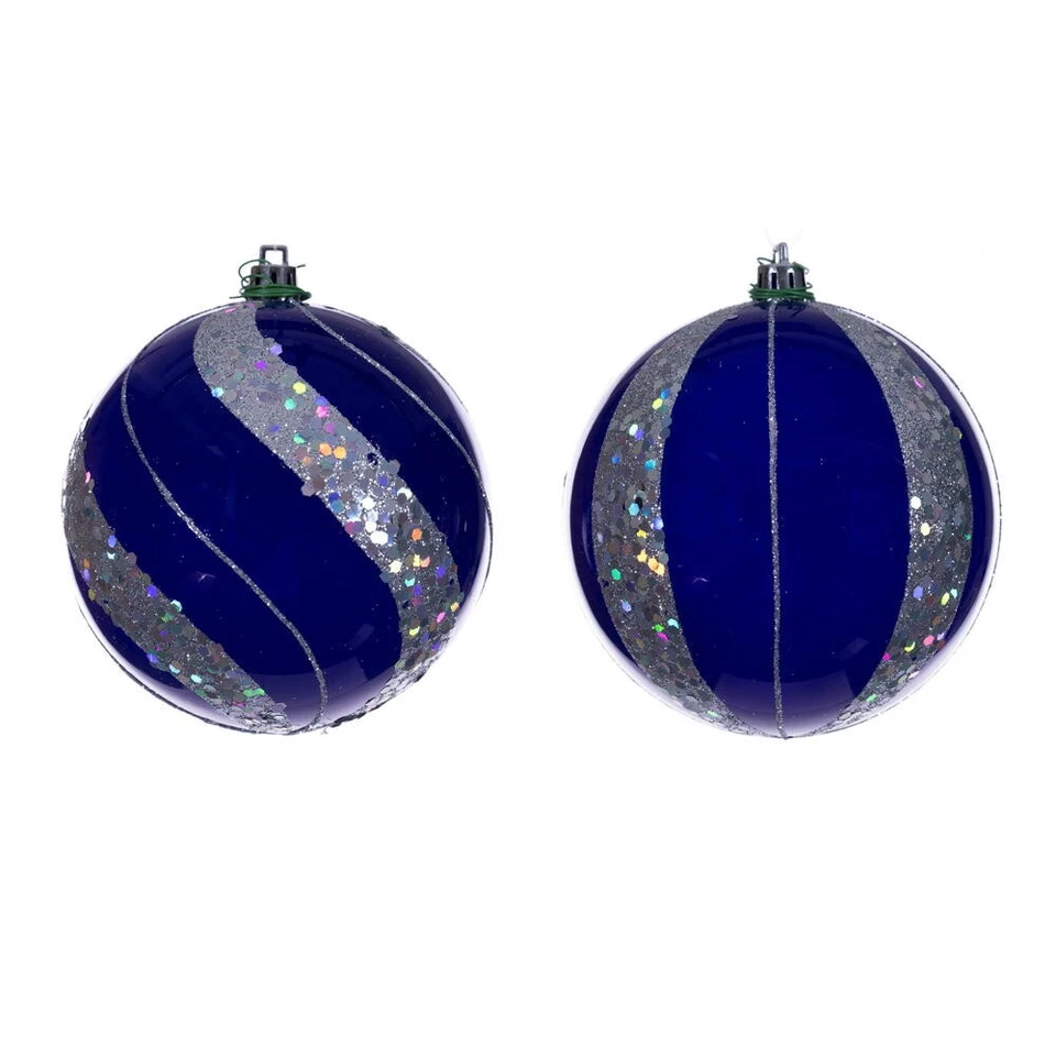 4 Фиолетовый жемчуг блестки мяч Orn 6/Asst - Изображение 1 из 1