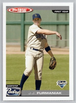 2004 TOPPS TOTAL #854 J.J. FURMANIAK  SAN DIEGO PADRES RC - Image 1 of 2