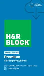New 2023 H&R Block Tax Software Premium Edition for PC/MAC - Picture 1 of 1