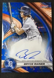 2024 Bowman's Best of 2024 Autographs Bryce Rainer #B24-BRA Blue Rookie Auto - Bild 1 von 12