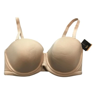 Sujetador Camiseta Wacoal 854119 Contorno Con Aros Cobertura Completa 36DD Beige Foto 1 de 4
