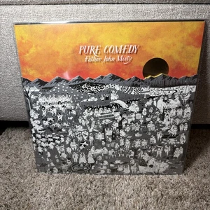 Father John Misty / Pure Comedy 2017 2x Vinyl LP NM/NM Aluminum/Copper Deluxe - Picture 1 of 8
