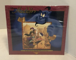 ✅ FACTORY SEALED: 1994 Vintage Disney's Aladdin 16 Month Calendar Colorful - Picture 1 of 2