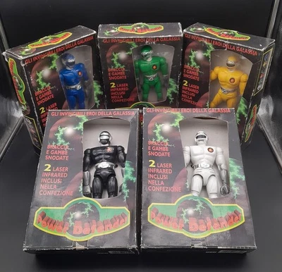 LOTTO POWER DEFENDER SENTAI POWER RANGERS BOOTLEG 5 ACT. FIG. + SUPER COMBAT 2! - Immagine 1 di 4