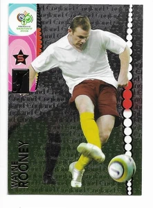 2006 Panini FIFA World Cup Germany Wayne Rooney #98 Foil Card England - Picture 1 of 2
