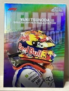 2024 Topps Chrome Formula 1 #HC-13 Yuki Tsunoda Helmet Collection - Picture 1 of 3