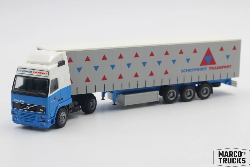 Herpa 沃尔沃 FH16 半挂车 "Schotpoort Transport" 荷兰 1:87 /H26191 — 第 1/1 张图片