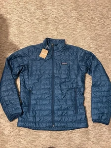 Patagonia Nano Puff Jacket for Men, Size Medium - Blue - Picture 1 of 2