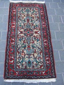 ORIGINAL KAUKASISCHER TEPPICH CARPET HANDGEFERTIGT 122x60-cm / 48,0x23,6-inches - Bild 1 von 9