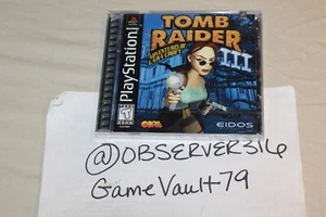 Tomb Raider III 3: Adventures of Lara Croft (Sony PlayStation 1, 1998) PS1 NEU - Bild 1 von 8