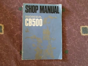 Honda CB500 1971 fabricante de equipos originales manual de taller de motocicletas - Imagen 1 de 4
