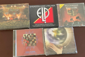 13-CD/DVD Lot ELP Pink Floyd Yes Transatlantic Neal Morse Rick Wakeman Live Prog