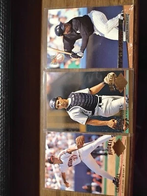 Chad Ogea, Brad Ausmus & Bo Jackson Fleer #534,276&350 - Image 1 of 4