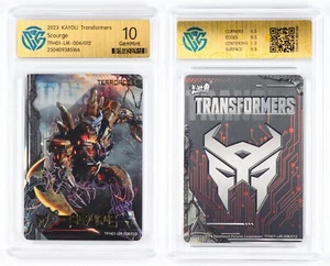 CCG GemMint 10 2023 KAYOU Official Transformers TCG Card TFH01-UR-006 Scourge - Picture 1 of 5