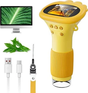 2" Screen Handheld Digital Microscope Pocket Microscope for Kids Portable UK - Picture 1 of 16