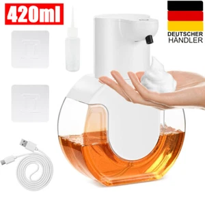 NEU Automatisch Schaum Seifenspender 420ml Elektrischer Seifenspender Mit Sensor - Bild 1 von 19