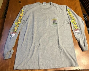 Vtg Tombstone Saloon Long Sleeve T-shirt XL Vernon NY Harley Skull Cowboy USA - Picture 1 of 7