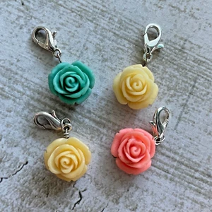 Origami Eule sortiert Vintage Rose baumelt creme nie getragen nicht mehr produziert NEU Blume - Bild 1 von 3