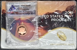 2019 US Proof Set w/ ANACS First Strike PR69 DCAM Lincoln Penny ✪COINGIANTS✪ - Picture 1 of 1