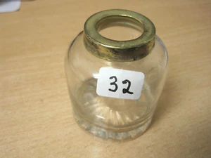 Round hand blown Glass Ink Well with star cut base and pontil mark ( No.32) - Picture 1 of 2