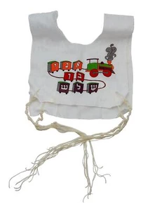 Kosher Jewish boys Tallit Cotton Israel Tzitzit KIDS Tsitsit Katan w/ tassels - Picture 1 of 6