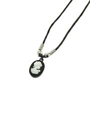 Zac's Alter Ego® Small Cameo Pendant on Wax Cord Necklace
